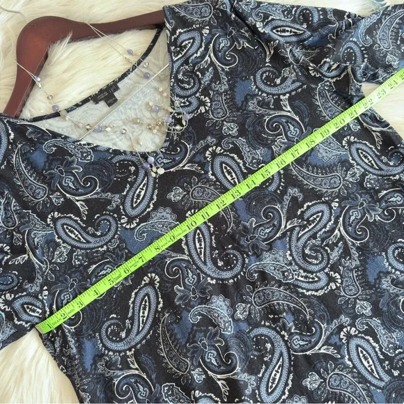 J JILL Wearever Knit Paisley Dress - Picture 11 of 16